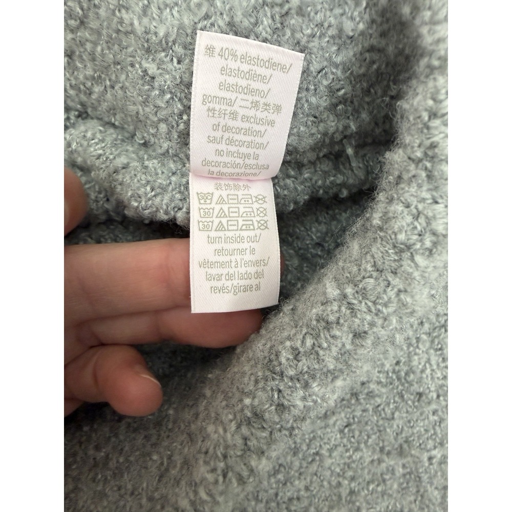 Women's PINK Victoria Secret Warm Fuzzy Sweater Pants Gray Size XS - Picture 6 of 11